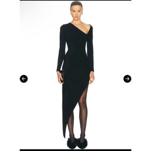 Alexander Wang Long Sleeve Asymmetrical Dress